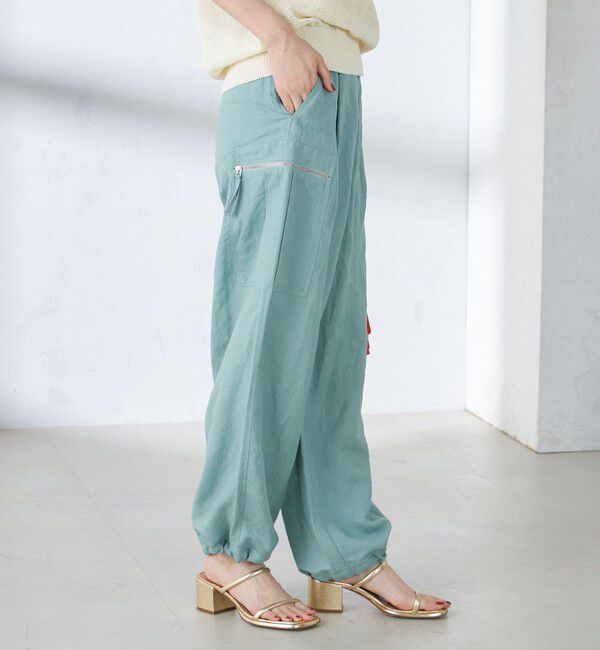 SHIPS for women「〈手洗い可能〉裾 ドロスト カーゴ パンツ 2」|カーゴ|