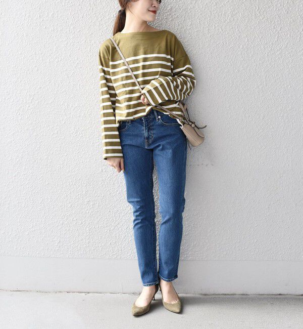 SHIPS for women「【WEB限定】スリム テーパード デニム （コバルトブルー・ダークブルー）」|デニム|