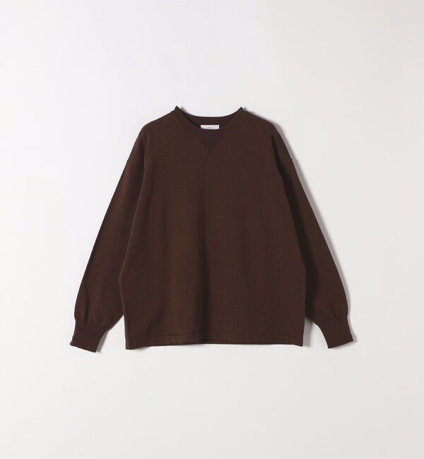 SHIPS any「SHIPS any:〈手洗い可能〉スウェットライク ニット プルオーバー」|ニット・セーター|