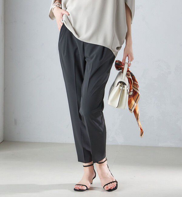 SHIPS for women「〈手洗い可能〉ストレッチ テーパード パンツ」|その他|