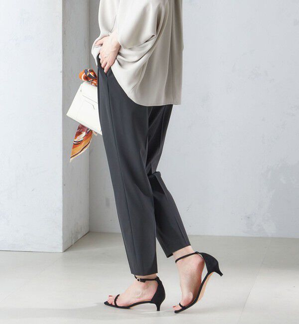 SHIPS for women「〈手洗い可能〉ストレッチ テーパード パンツ」|その他|