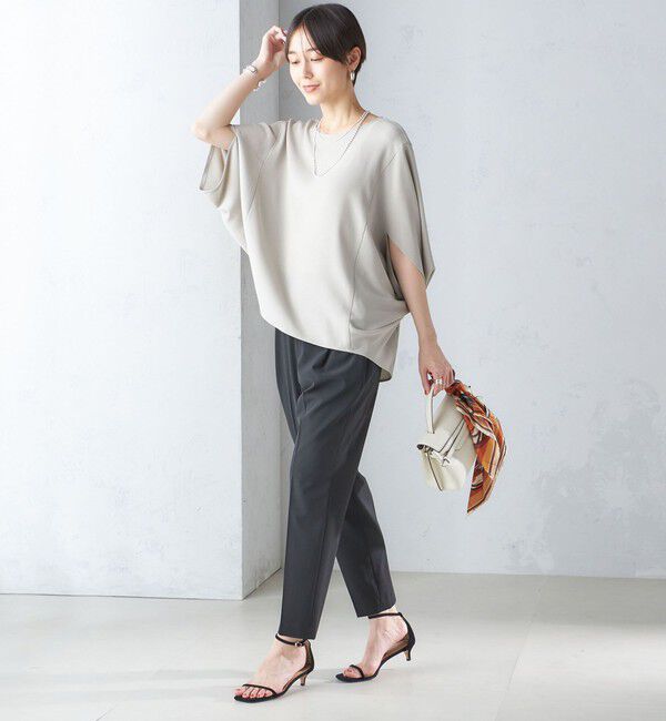 SHIPS for women「〈手洗い可能〉ストレッチ テーパード パンツ」|その他|