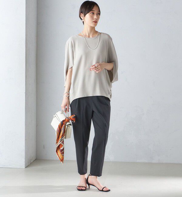 SHIPS for women「〈手洗い可能〉ストレッチ テーパード パンツ」|その他|