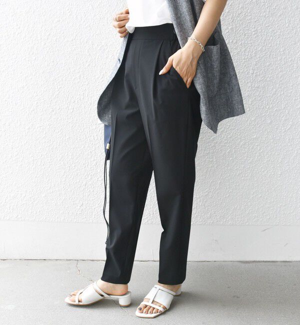 SHIPS for women「〈手洗い可能〉ストレッチ テーパード パンツ」|その他|