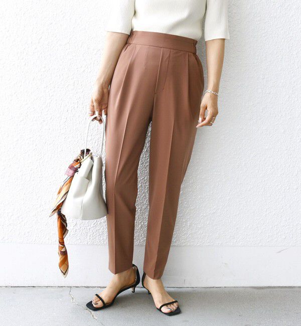 SHIPS for women「〈手洗い可能〉ストレッチ テーパード パンツ」|その他|