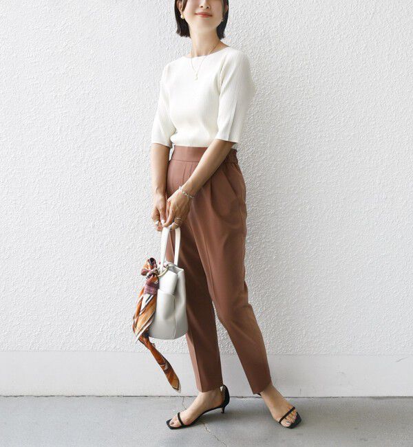 SHIPS for women「〈手洗い可能〉ストレッチ テーパード パンツ」|その他|