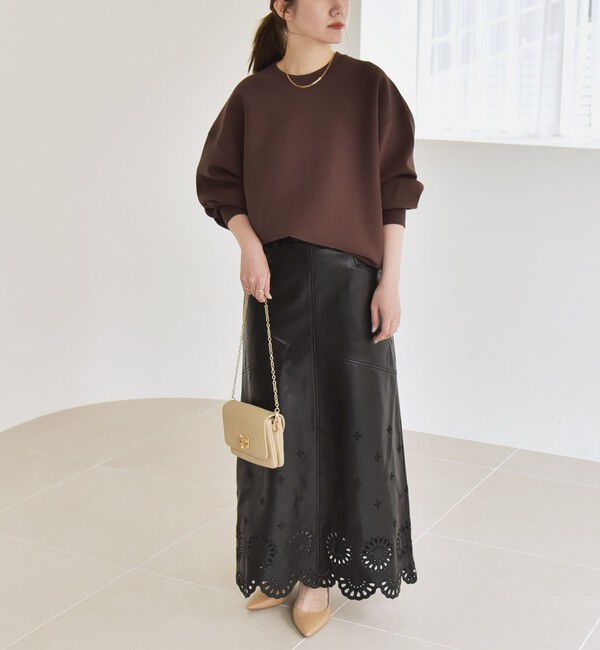 quaranciel「quaranciel:〈洗濯機可能〉ポンチ ベーシック コンパクト スウェット」|スウェット・ジャージ|