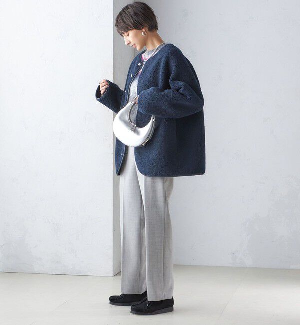 SHIPS for women「〈手洗い可能〉ストレート センタープレス トラウザーズ」|その他|