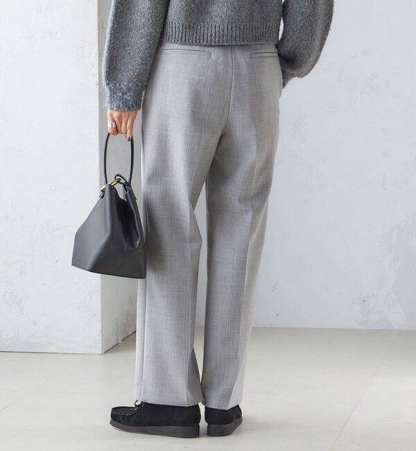 SHIPS for women「〈手洗い可能〉ストレート センタープレス トラウザーズ」|その他|