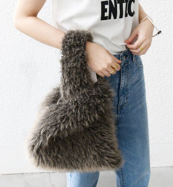 SHIPS for women「プードル ファー バッグ」|トートバッグ|