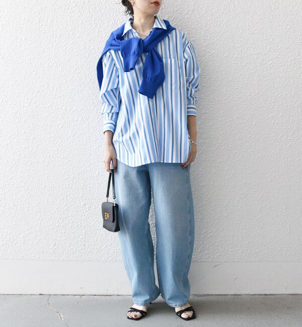 SHIPS any「SHIPS any:〈洗濯機可能〉REPREVE レギュラーカラー ルーズ ポケット シャツ」|シャツ・ブラウス|