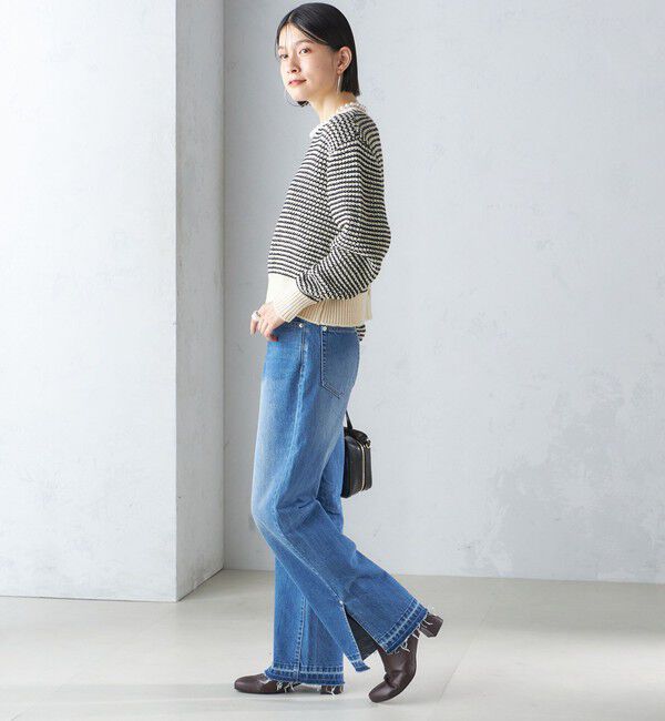 SHIPS for women「〈手洗い可能〉ジャカード プルオーバー」|ニット・セーター|