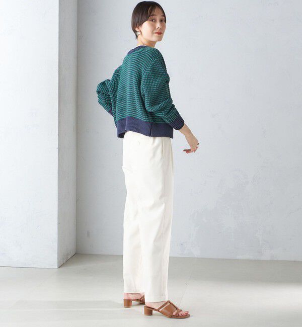 SHIPS for women「〈手洗い可能〉ジャカード プルオーバー」|ニット・セーター|