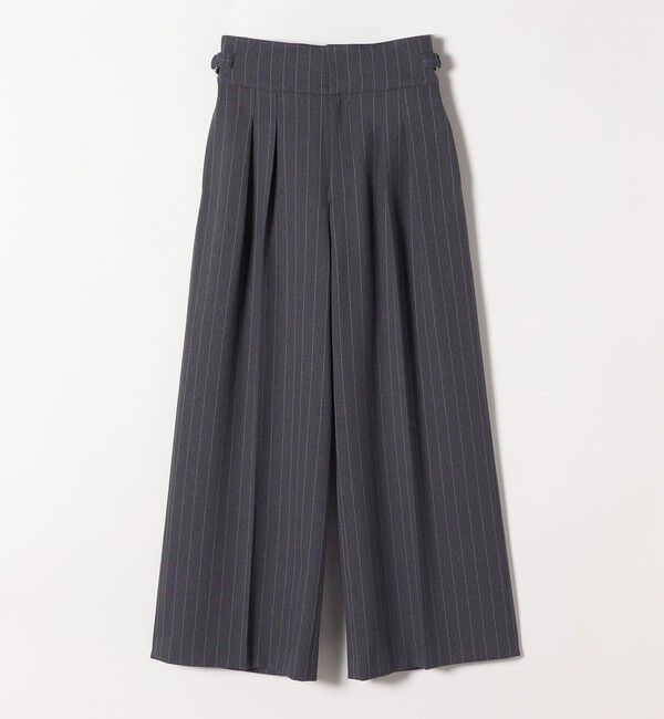 quaranciel「quaranciel:〈洗濯機可能〉ストライプ ハイウエスト ワイドパンツ」|その他|