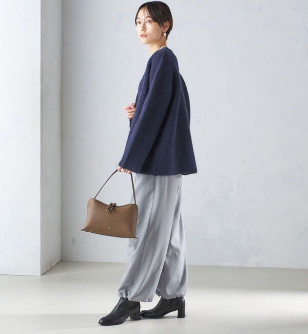 SHIPS for women「〈手洗い可能〉メランジ ツイル ドロスト パンツ」|その他|