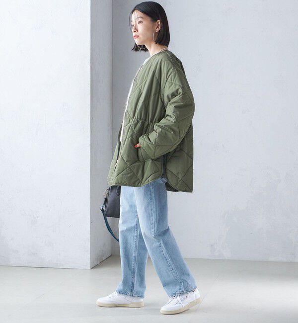 SHIPS for women「〈手洗い可能〉キルティング サイドジップ ブルゾン」|ブルゾン・スタジャン|