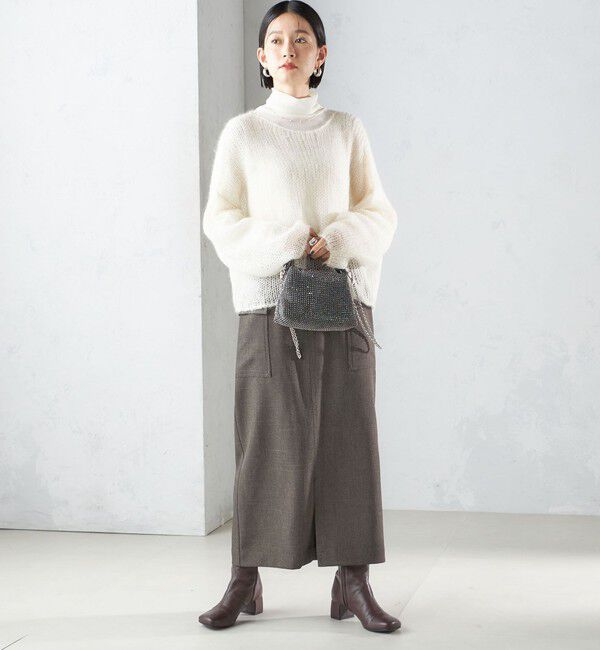 SHIPS for women「モヘヤ メッシュ プルオーバー」|ニット・セーター|