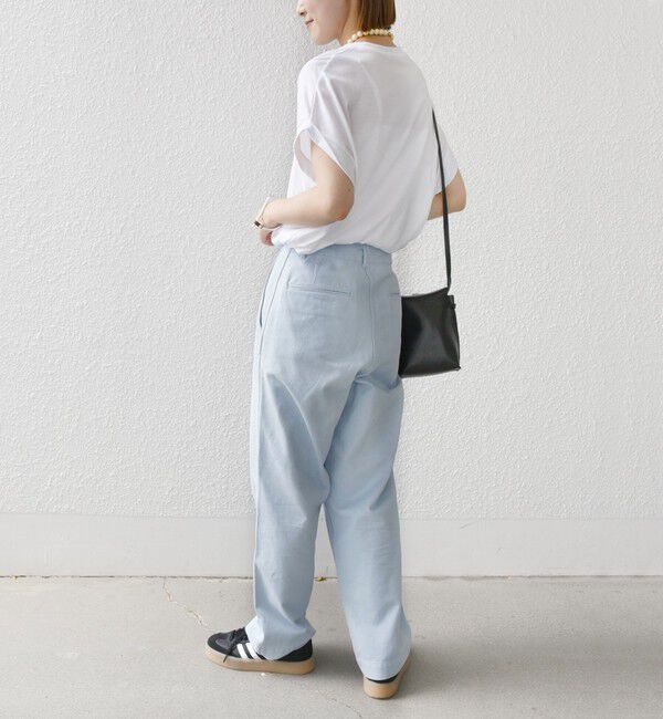 SHIPS for women「【SHIPS別注】Odub:〈洗濯機可能〉ワイド チノ パンツ」|チノ|