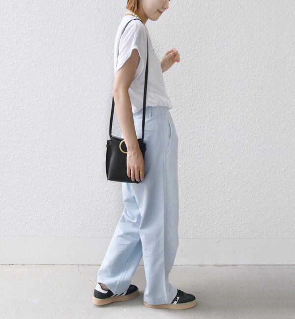 SHIPS for women「【SHIPS別注】Odub:〈洗濯機可能〉ワイド チノ パンツ」|チノ|