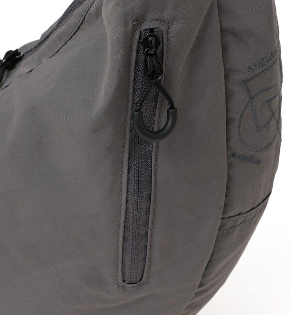 SHIPS any「SHIPS any: リップストップ ナイロン ロゴ 刺繍 クレッセント ショルダーバッグ◇」|ショルダー・メッセンジャー|