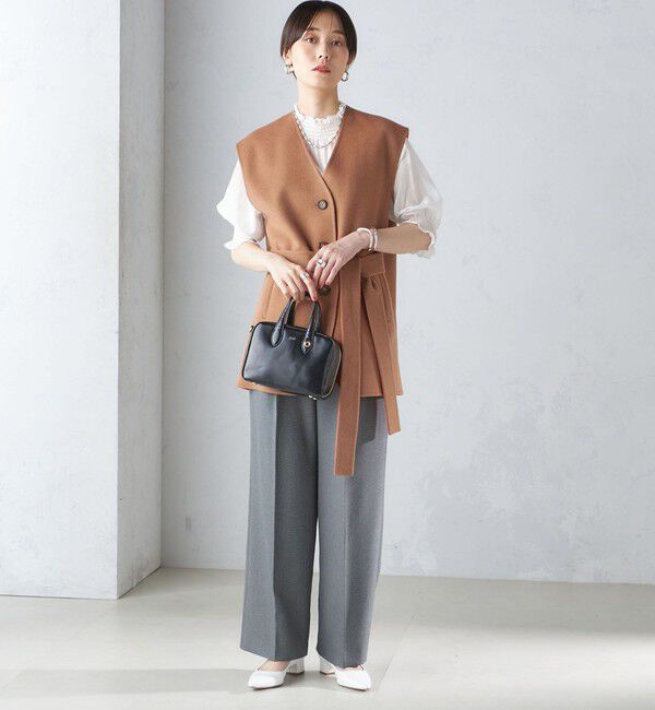 SHIPS for women「配色 リバー ジレ」|ベスト・ジレ|