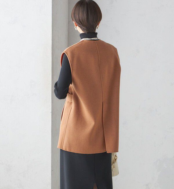 SHIPS for women「配色 リバー ジレ」|ベスト・ジレ|