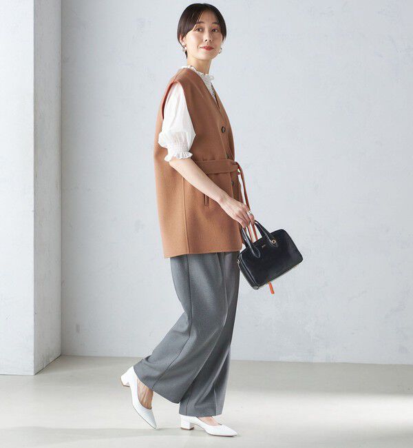 SHIPS for women「配色 リバー ジレ」|ベスト・ジレ|