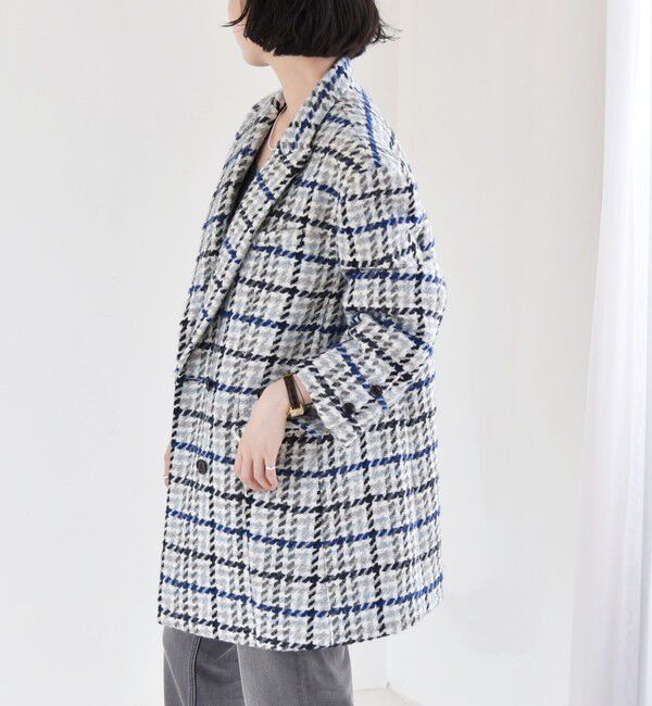 quaranciel「quaranciel: ツイード オーバー テーラード ジャケット」|テーラードジャケット|