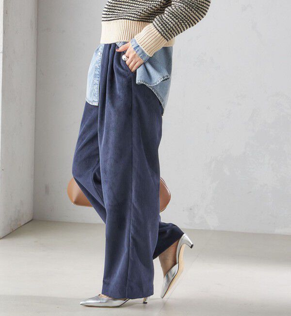 SHIPS for women「〈洗濯機可能〉コーデュロイ 2タック パンツ」|その他|