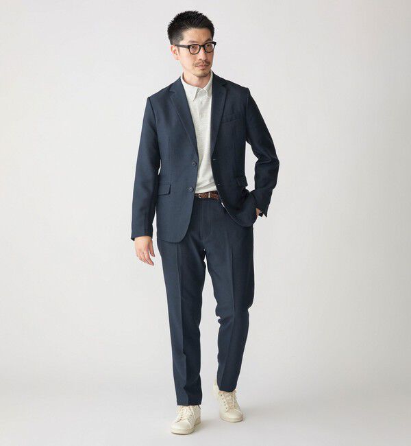 SHIPS「【WEB限定】SHIPS: 吸水速乾・UVケア Drymix（R）ワンポイントロゴ ボタンダウン 長袖ポロシャツ」|ポロシャツ|