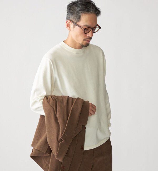 SHIPS「SHIPS: ハイゲージ コットン ウール クルーニット」|ニット・セーター|