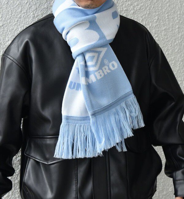 SHIPS any「【SHIPS any別注】UMBRO: エンブレム サッカー マフラー◇」|マフラー|