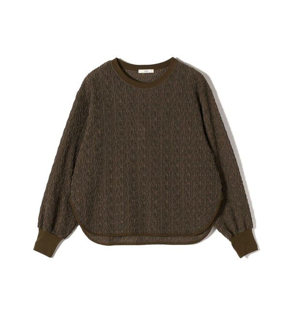 SHIPS for women「【WEB限定】〈手洗い可能〉ランダムブルーゼ ロングスリーブ プルオーバー」|プルオーバー|