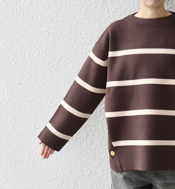 SHIPS any「SHIPS any:〈手洗い可能〉ミラノリブ スタンドカラー ニット プルオーバー」|ニット・セーター|