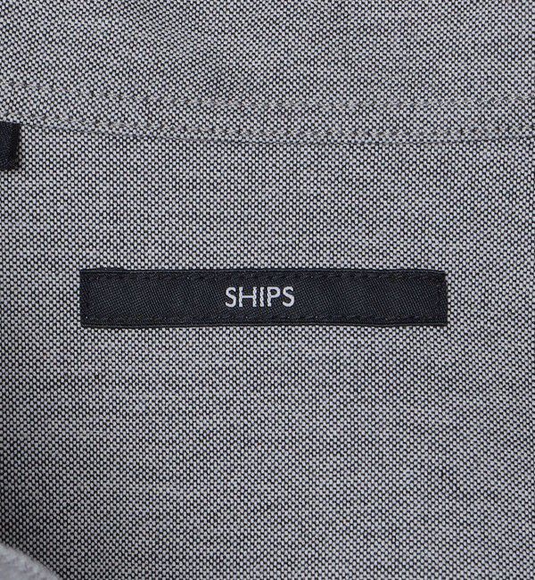 SHIPS「【WEB限定】SHIPS: 防シワ・吸水速乾 Drymix(R) ワンポイントロゴボタンダウンシャツ」|シャツ・ブラウス|