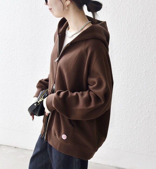 SHIPS any「SHIPS any:〈洗濯機可能〉USAコットン 裏起毛 ジップ スウェット パーカー」|パーカー|