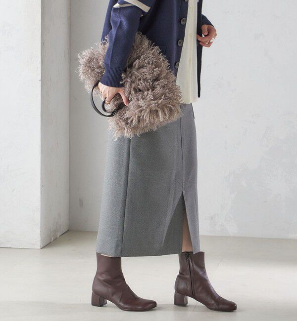 SHIPS for women「〈手洗い可能〉シャーク ツイード ポケット スカート」|スカート|