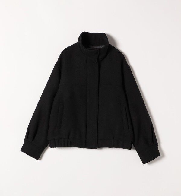 quaranciel「quaranciel: メルトン スタンドカラー ジップ ブルゾン コート」|ブルゾン・スタジャン|