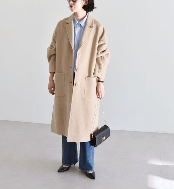 quaranciel「quaranciel: リバー チェスター ロング コート」|チェスターコート|