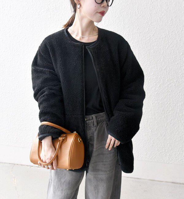 SHIPS any「【SHIPS any別注】TAION:〈手洗い可能〉ダウン ボア リバーシブル ジャケット」|ダウン|