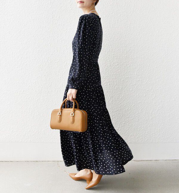 SHIPS for women「ボタニカル・ドット プリント ワンピース」|ワンピース|