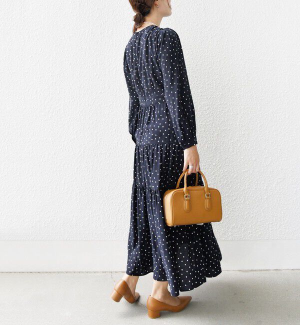 SHIPS for women「ボタニカル・ドット プリント ワンピース」|ワンピース|