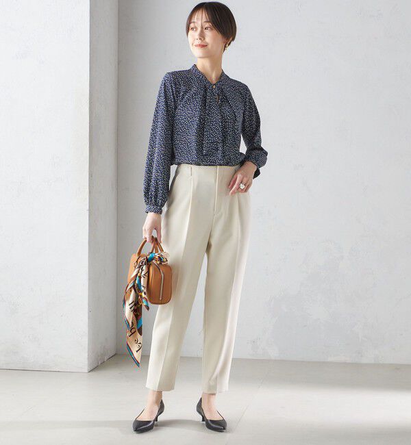 SHIPS for women「〈手洗い可能〉タック テーパード パンツ（セットアップ対応）」|その他|
