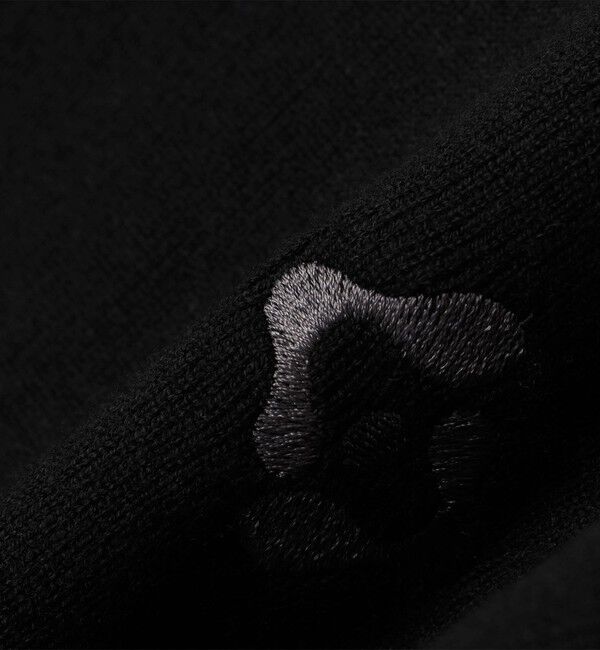 SHIPS「City Ambient Products:〈手洗い可能〉コンパクトリブ ワンポイント ロゴ ニット」|ニット・セーター|