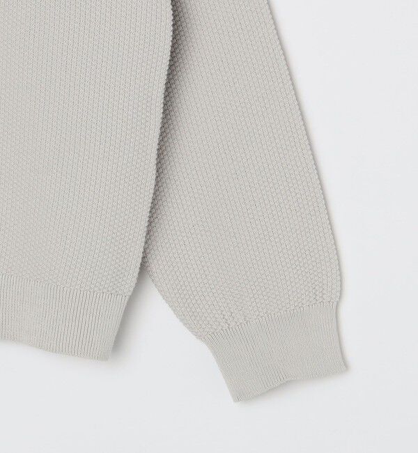 SHIPS「SHIPS:〈洗濯機可能〉SOLOTEX(R) コットン ピケ クルーネック ニット」|ニット・セーター|