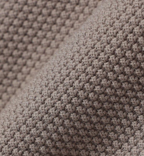 SHIPS「SHIPS:〈洗濯機可能〉SOLOTEX(R) コットン ピケ クルーネック ニット」|ニット・セーター|