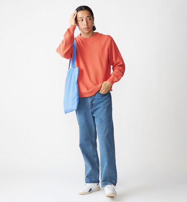 SHIPS「SHIPS:〈洗濯機可能〉SOLOTEX(R) コットン ピケ クルーネック ニット」|ニット・セーター|