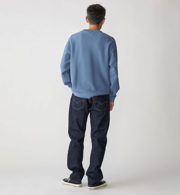 SHIPS「SHIPS:〈洗濯機可能〉SOLOTEX(R) コットン ピケ クルーネック ニット」|ニット・セーター|