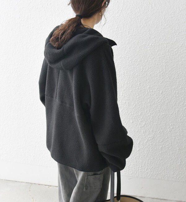 SHIPS any「SHIPS any:〈洗濯機可能〉ボア フリース フード ブルゾン パーカー」|パーカー|