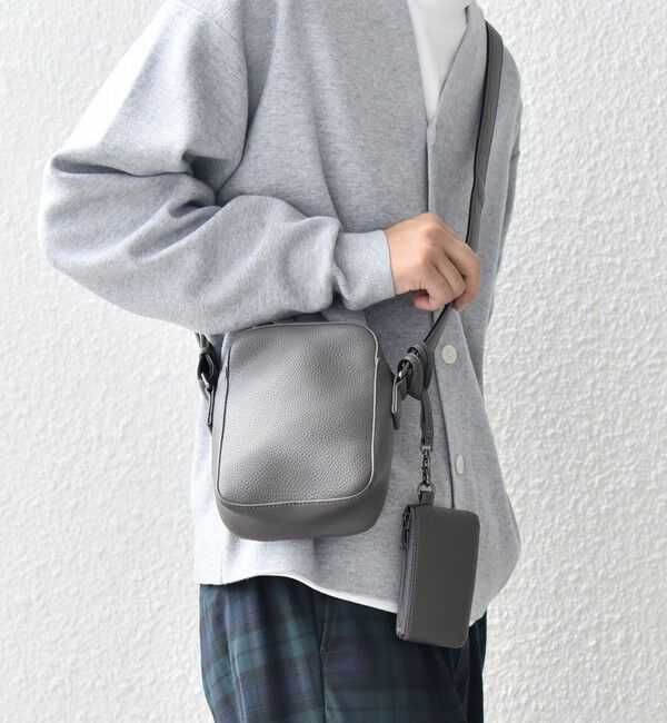 SHIPS any「SHIPS any: スプリット レザー ミニ ショルダーバッグ (カードケース付き)◇」|ショルダー・メッセンジャー|